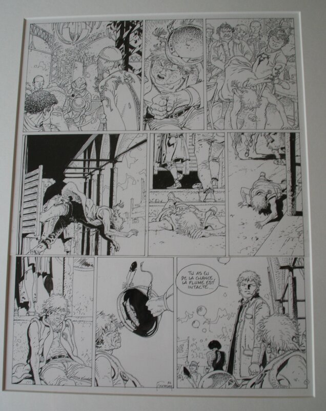 En vente - Jérémiah Boomerang par Hermann - Planche originale