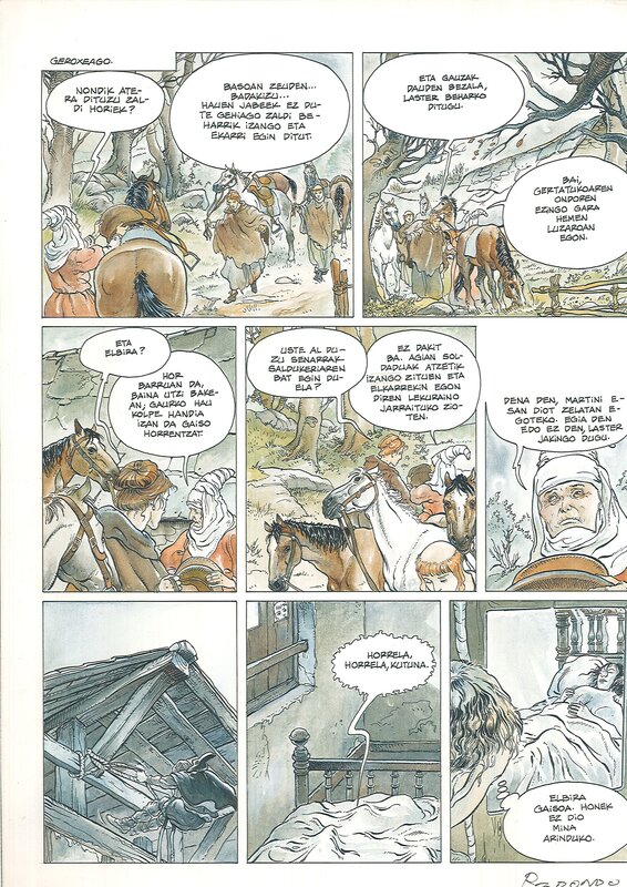 Daniel Redondo, La MARQUE DE LA SORCIÈRE. PAGE 34 - Comic Strip
