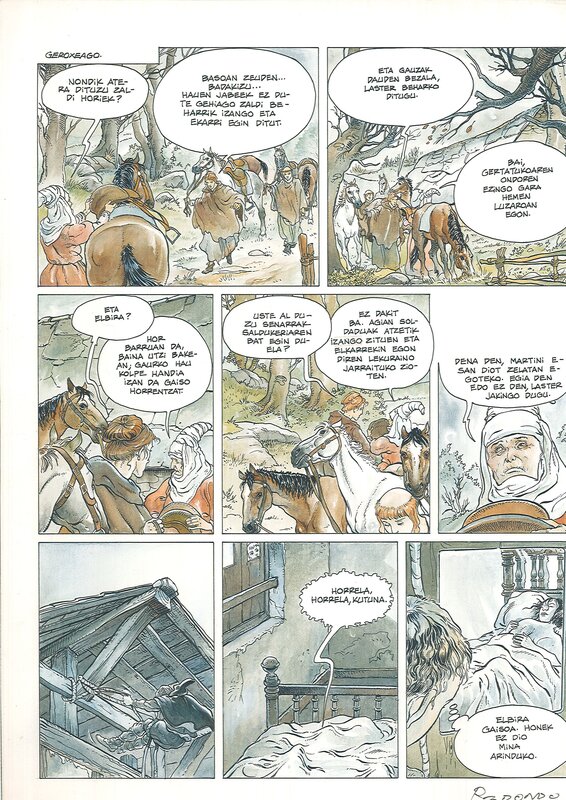 Daniel Redondo, La MARQUE DE LA SORCIÈRE. PAGE 34 - Planche originale