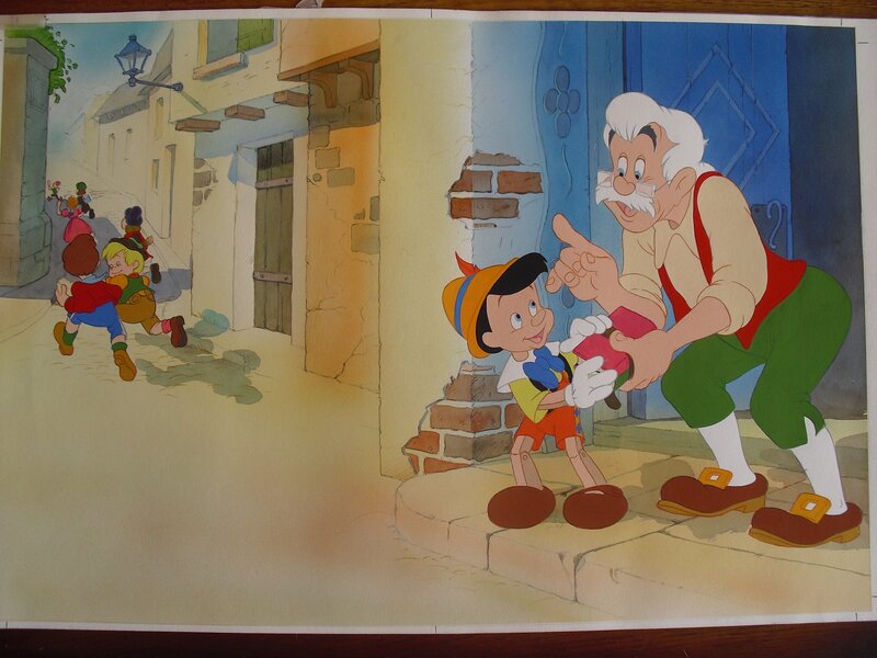 Pinocchio by Studios Disney - Original Illustration