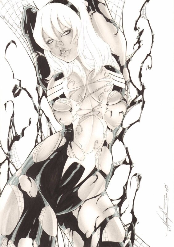 Gwen Stacy par Narcelio Sousa - Illustration originale
