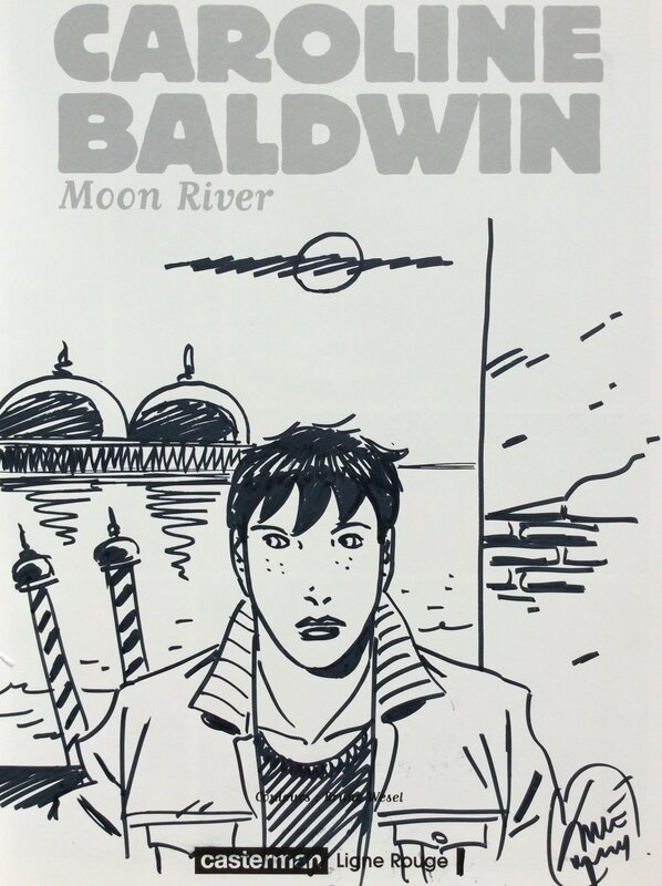 Caroline Baldwin by André Taymans - Sketch
