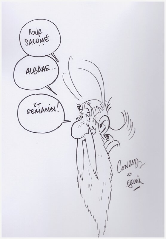 Asterix - TL36 par Jean-Yves Ferri, Didier Conrad - Dédicace