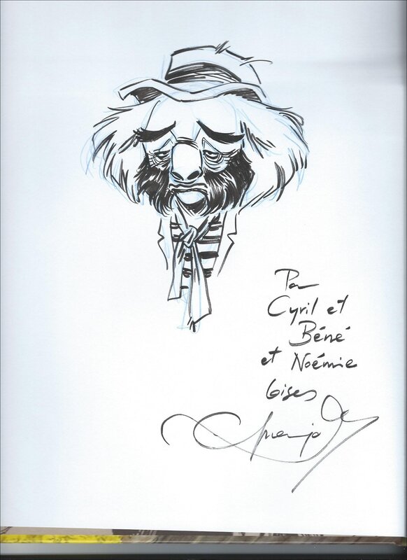 Blacksad tome 5 by Juanjo Guarnido - Sketch