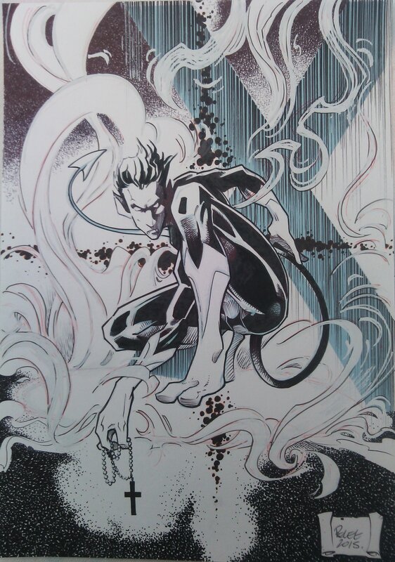 Nightcrawler by Claude Pelet - Original Illustration