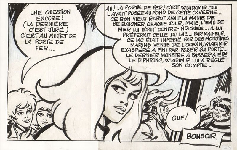 Jean-Claude Forest, Barbarella Mysterieuse - Comic Strip