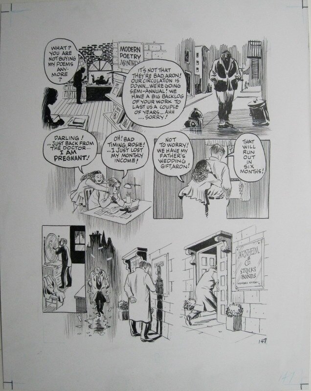 Will Eisner, The name of the game page 147 - Planche originale