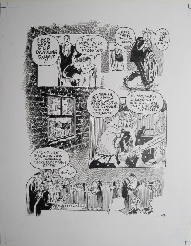 Will Eisner, The name of the game page 153 - Planche originale