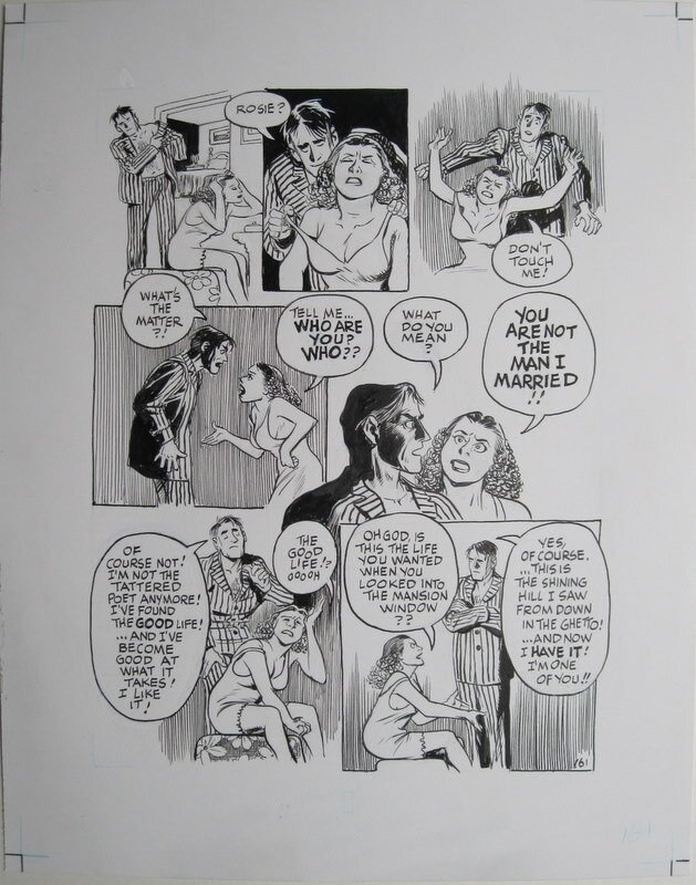 Will Eisner, The name of the game page 161 - Planche originale