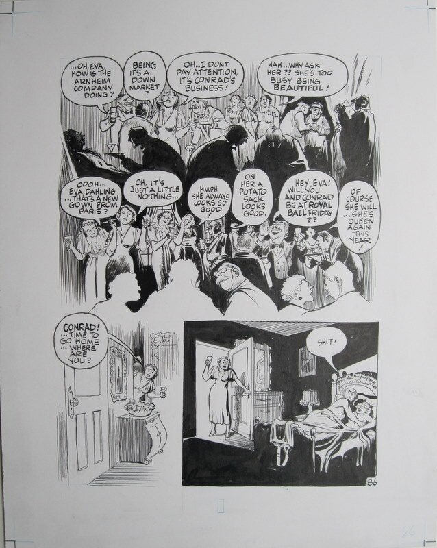 Will Eisner, The name of the game page 86 - Planche originale