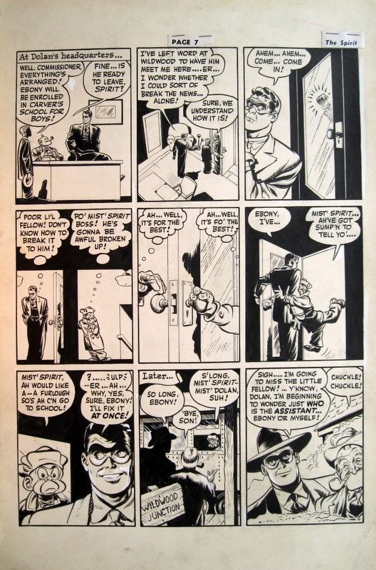 Will Eisner, The Spirit - As ever orange - Comic Strip