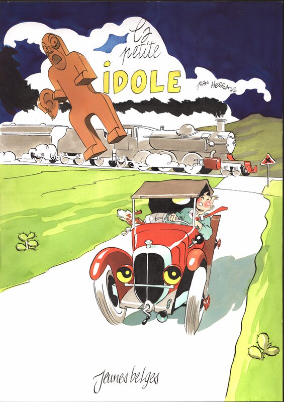 Al Severin, Al Séverin - Tintin - La Petite Idole (#49) - Illustration originale