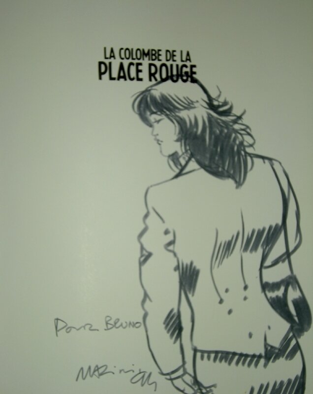 Enrico Marini, Dédicace Colombe de la place rouge - Dédicace