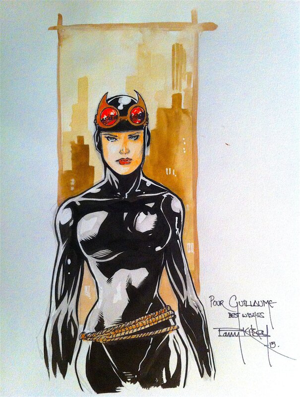 Catwoman par Barry Kitson - Dédicace