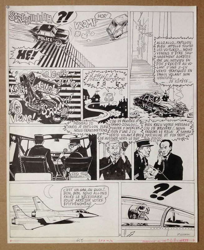 L'alcolo volant by Patrick Cothias - Comic Strip