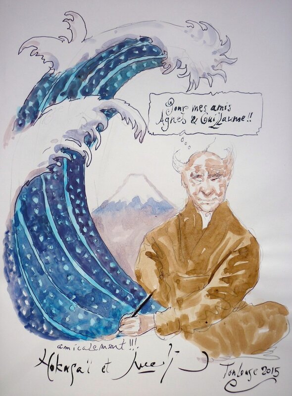 Gradimir Smudja, Hokusai et la Vague sur Au Fil de l'Art T2 - Sketch