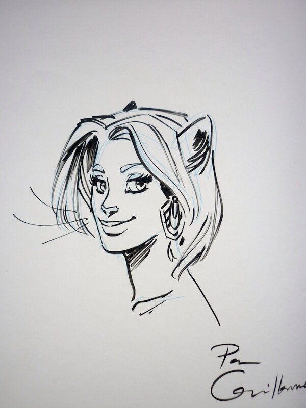 Juanjo Guarnido, Nathalia sur Blacksad T1 - Sketch