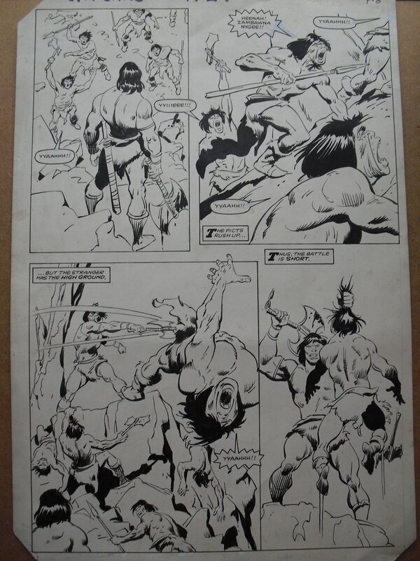 Conan par John Buscema - Planche originale