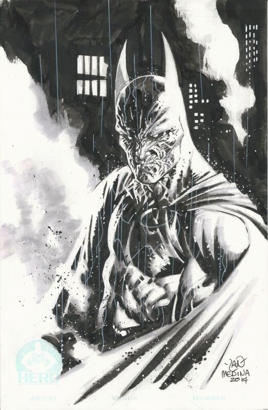 Batman by Lan Medina - Original Illustration