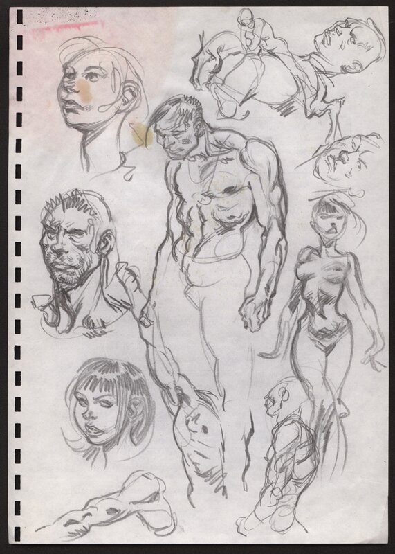 Al Severin, Al Séverin - Etude 003 - Original art