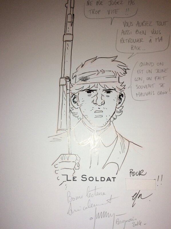 Le soldat by Efa, Olivier Jouvray - Sketch