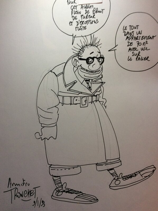 Raymond Calbuth by Tronchet - Sketch