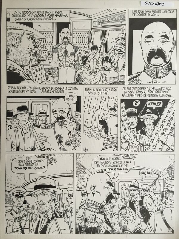 GRIFFO - Bob Wilson - L'ordre du dragon noir - Comic Strip