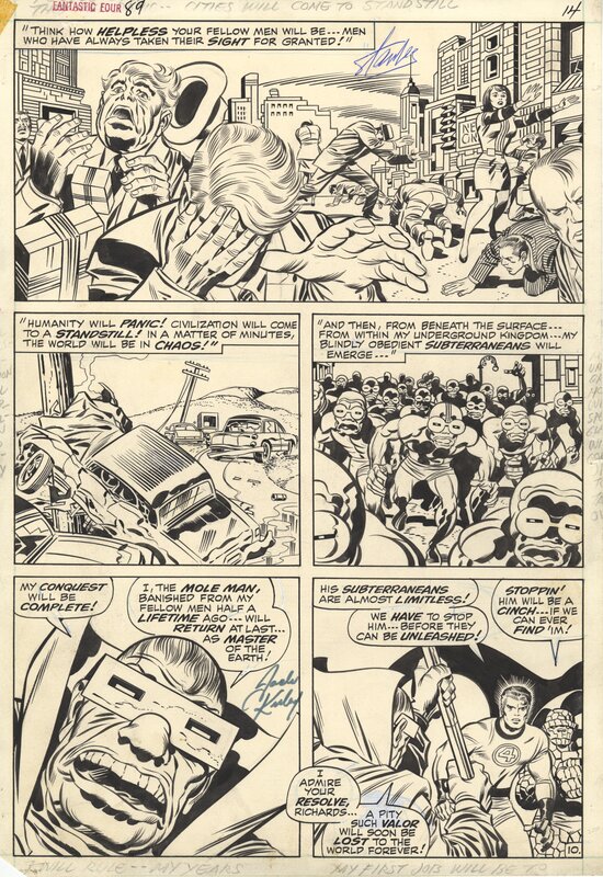 Jack Kirby, Joe Sinnott, Stan Lee, Fantastic Four Issue 89 