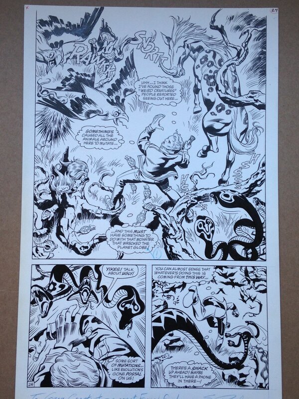 Steve Rude, Bill Reinhold, Legends of the DC Universe #14 - Planche originale