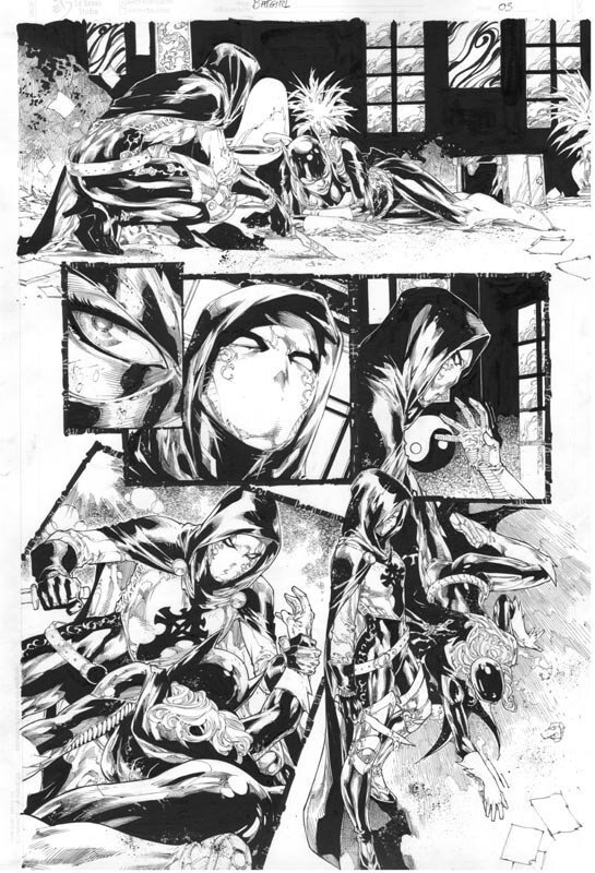 Ed Benes, BatGirl (New 52) #13 p03 - Planche originale