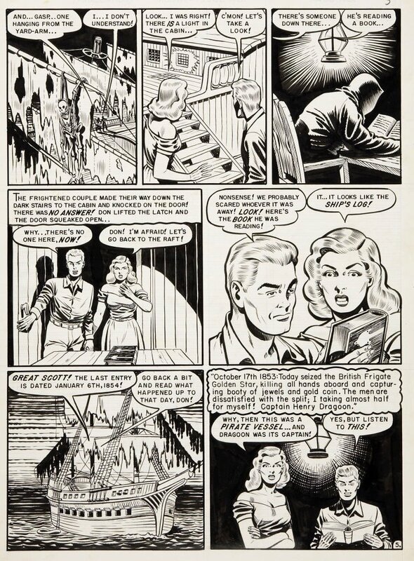 Crypt of Terror #19 par Al Feldstein - Planche originale