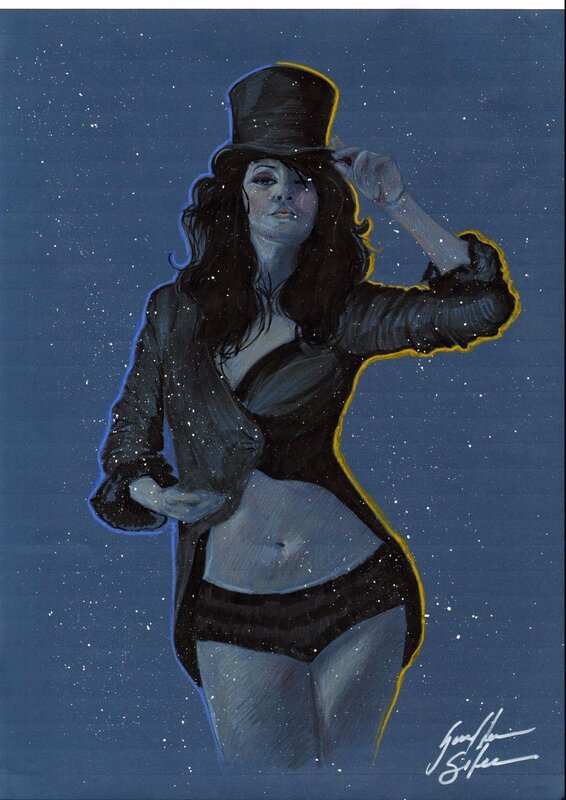 Zatanna par Guilherme Silva - Illustration originale