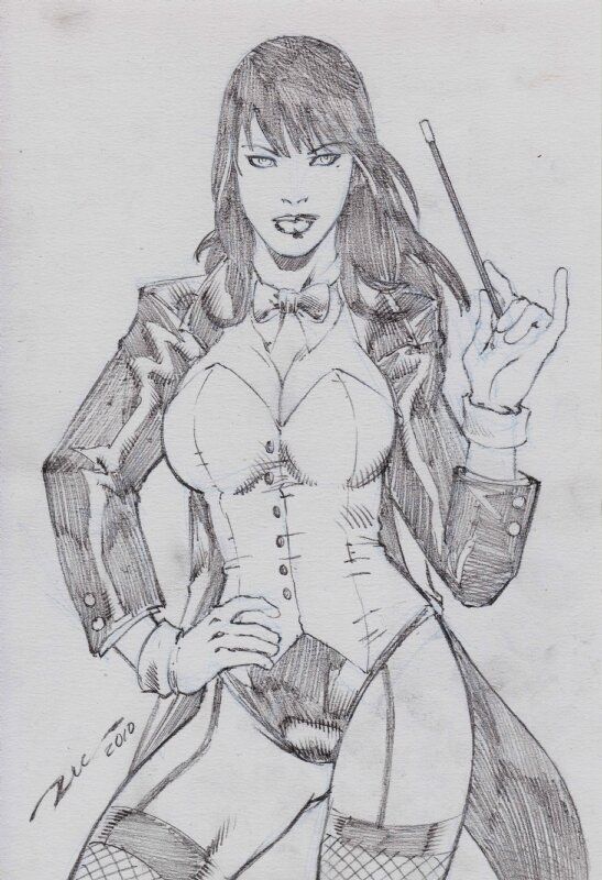 Ric Silva, Zatanna - Ed Benes Studio - Original Illustration