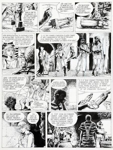 Franz, Jean-Luc Vernal, Jugurtha 10 - Makounda - Planche originale