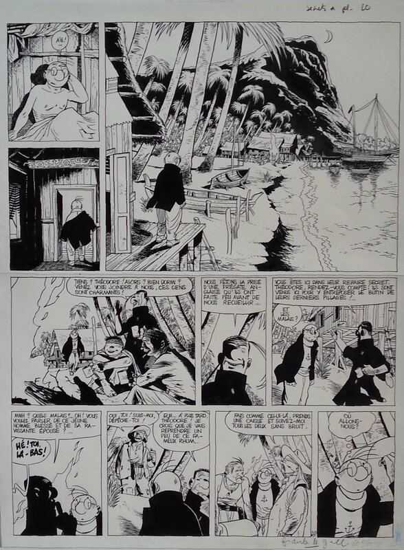 Frank Le Gall, Théodore Poussin - T4 Secrets - Planche 20 - Comic Strip