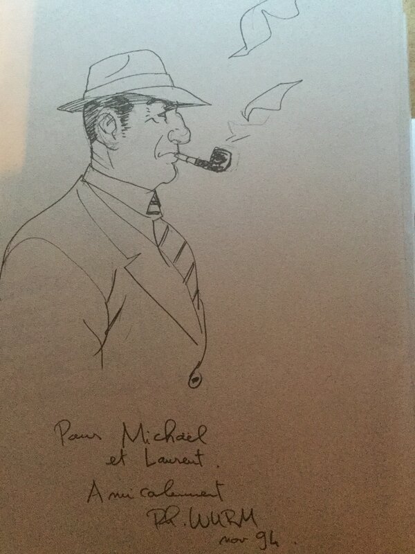 Maigret by Philippe Wurm - Sketch