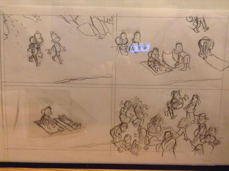 Original de Marko pour la BD de Voyage en Inde - Planche originale