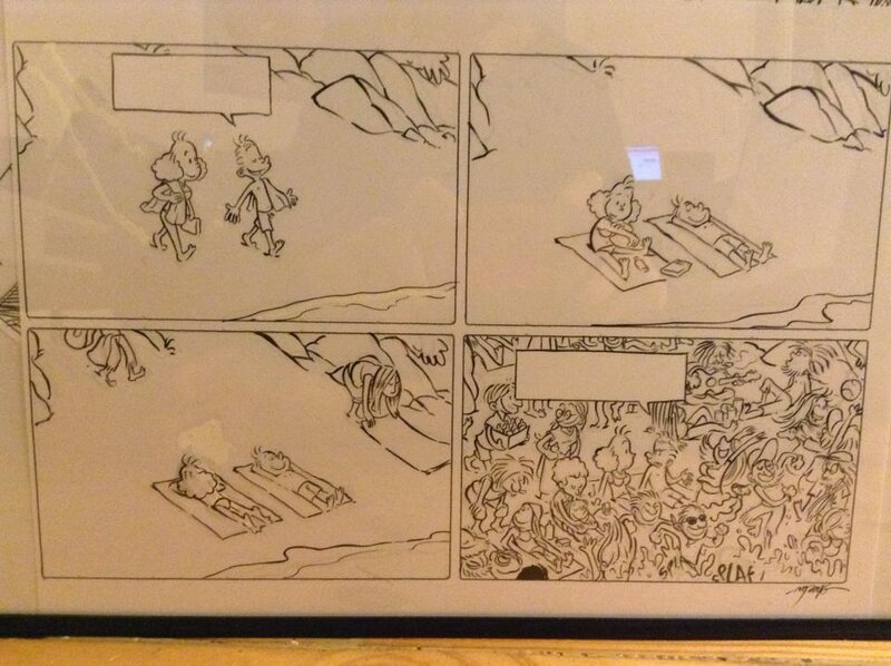 Planche original de Marko pour la BD de Voyage en Inde - Comic Strip