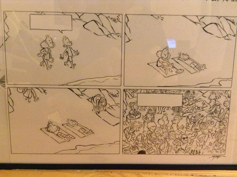 Planche original de Marko pour la BD de Voyage en Inde - Planche originale