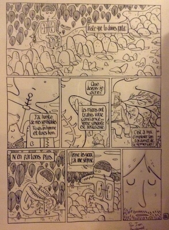 Planche original de WOUZIT - Comic Strip