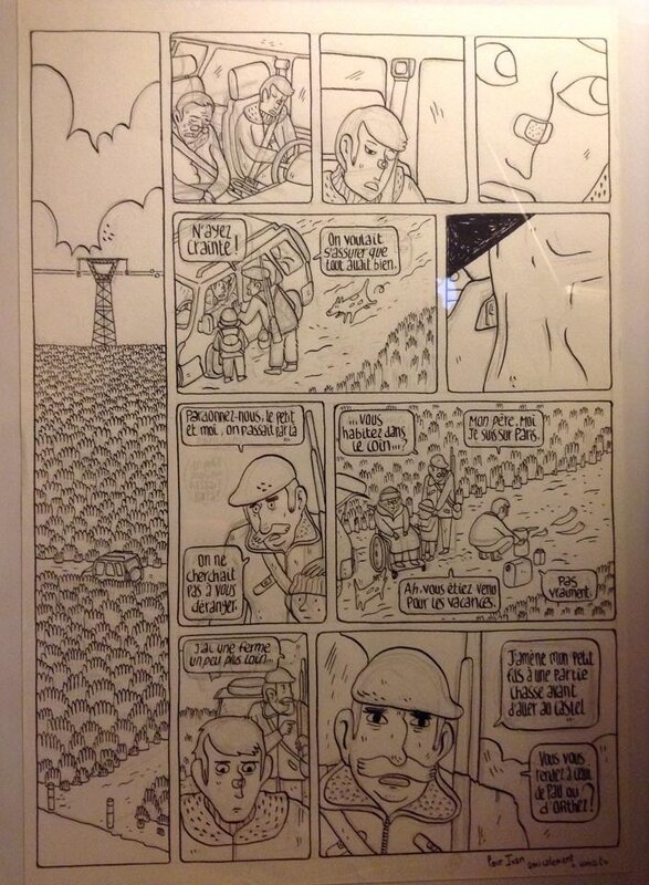 Planche original de Wouzit pour la Bd DARWIN ! - Comic Strip