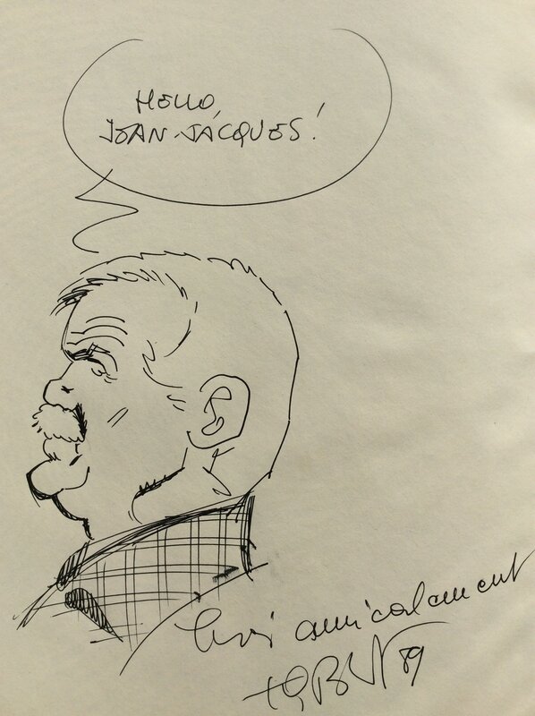 Commissaire Bourdon by Tibet - Sketch