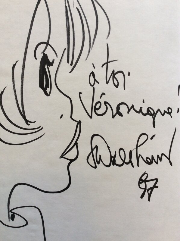 Natacha - Véronique by François Walthéry - Sketch