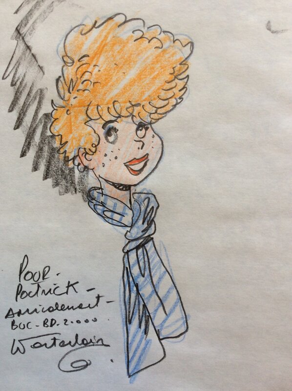 Marc Wasterlain, Jeannette Pointu - Patrick - Sketch