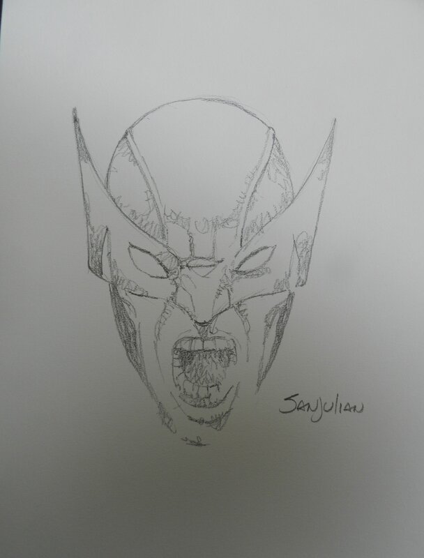 Wolverine par Manuel Sanjulián - Dédicace