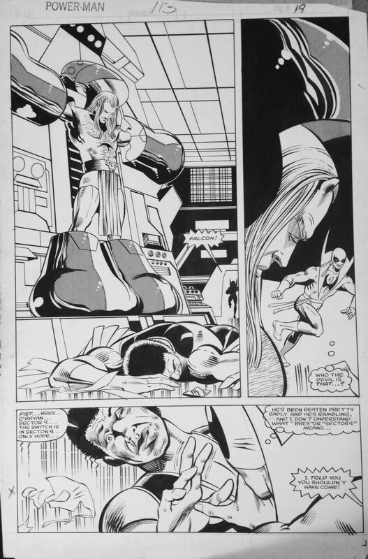 Greg Larocque, jerry Acerno, Power man and Iron Fist #113 - Comic Strip