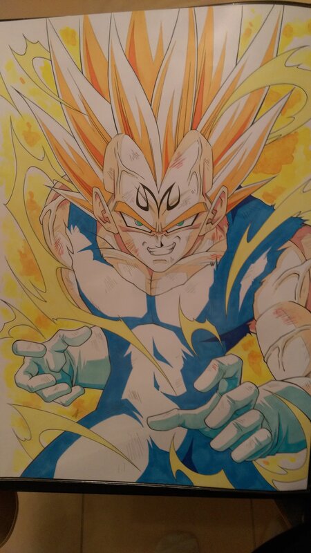 Jérôme Alquié, Vegeta par jerome alquie - Original Illustration