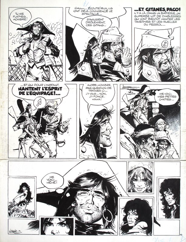 William Vance, Bruce J Hawker 02 ( L'orgie des damnés ) - Planche originale