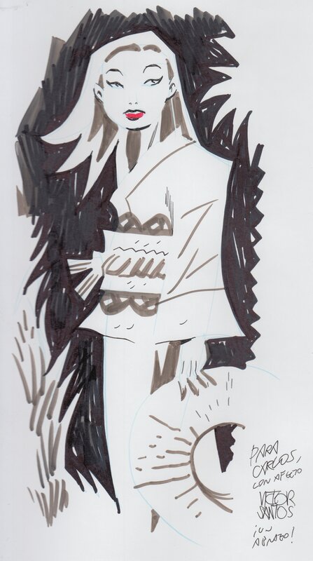 Fille Japonaise. by Victor Santos - Sketch
