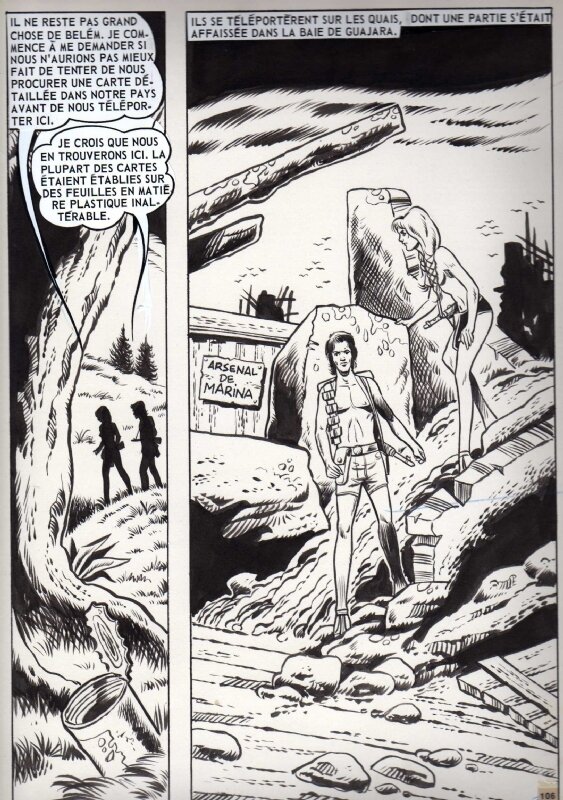Jacques Géron, Le Règne des mutants- Planche 106, Anticipation n° 11 (Artima) - Comic Strip